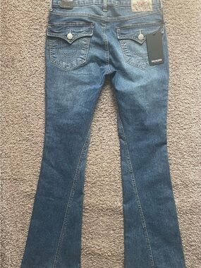 Joey Women's Boot Cut Jeans in Dark Blue Denim NWT
